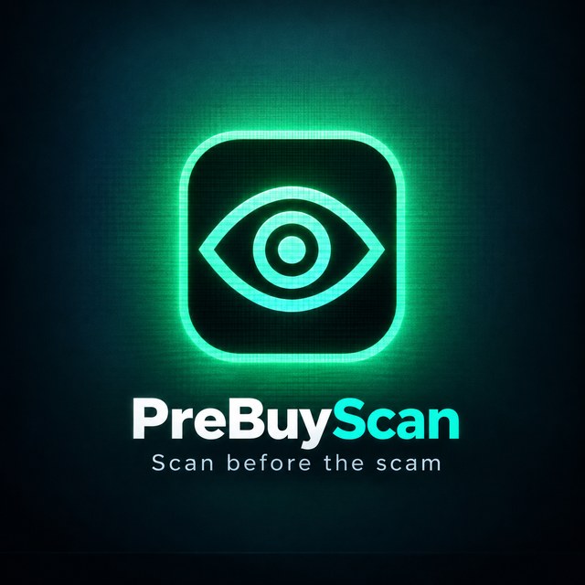 PreBuyScan · Scan before the scam